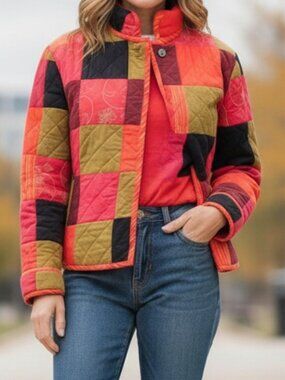 David Brooks *Vintage* Quilted Patchwork Jacket